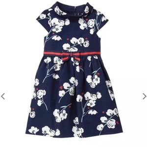 Janie and Jack Navy Floral Dress